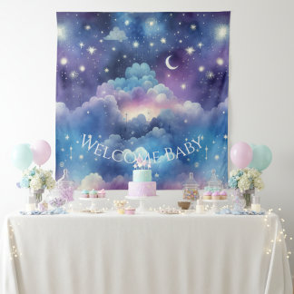 Tapete De Parede Plano de Fundo do Chá de Adoção do Starry Sky