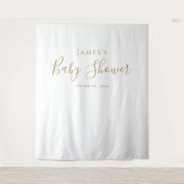 Tapete De Parede Plano de fundo do Chá de fraldas Dourado mínimo