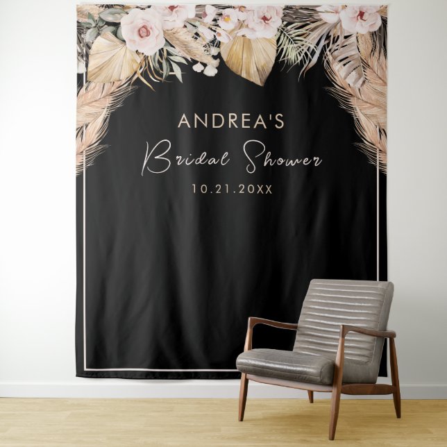 Tapete De Parede Plano de Fundo do Chá de panela de Grama Pampas Pr (In Situ)