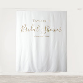 Tapete De Parede Plano de fundo do Chá de panela Dourado mínimo