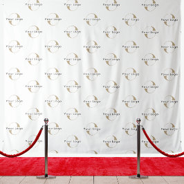 Tapete De Parede Plano de fundo do logotipo de empresa personalizad