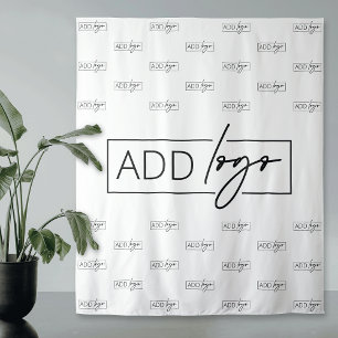 Tapete De Parede Plano de fundo do padrão de logotipo para grandes 