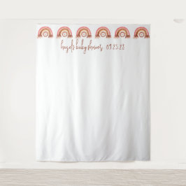 Tapete De Parede Plano de Fundo do Photobooth do Chá de fraldas Arc