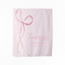 Plano de fundo do Tecido de Partido do Arco Rosa