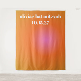 Tapete De Parede Plano de Fundo Personalizado do Bat Mitzvah Gradie