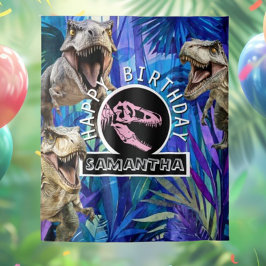 Tapete De Parede Plano de fundo T rex cor-de-rosa