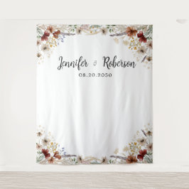 Tapete De Parede Plantações de Casamentos de Flor Selvagem Pequena