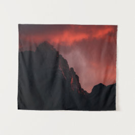 Tapete De Parede Pobre pôr do sol nas montanhas
