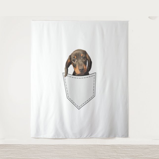 Tapete De Parede Pocket Dog Dachshund (Frente)