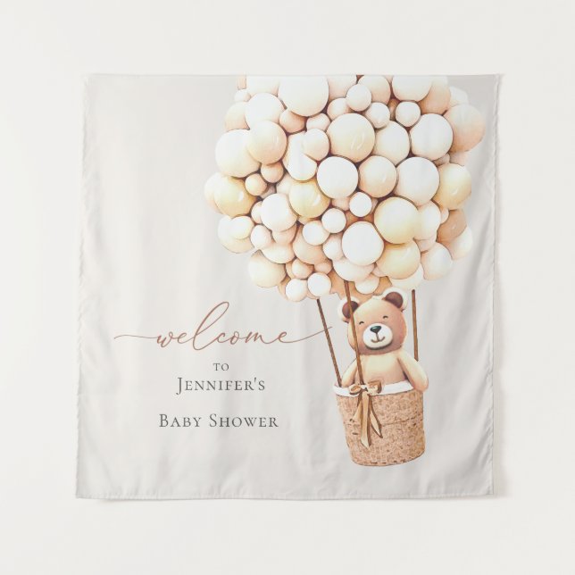 Tapete De Parede Podemos Esperar! Chá de Bebê (Frente)