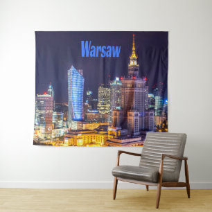 Tapete De Parede Polônia de Varsóvia - Skyline, Espírito de Vars