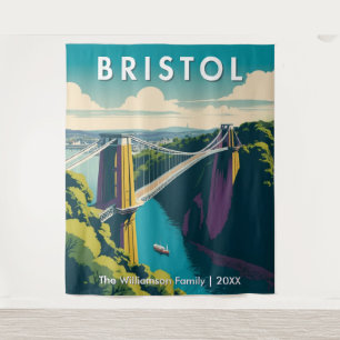 Tapete De Parede Ponte de Suspensão de Clifton Retro Bristol Parede