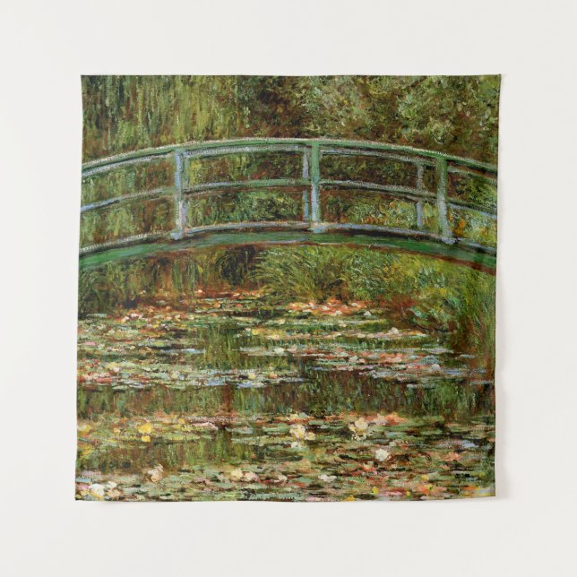 Tapete De Parede Ponte Japonesa Monet Francês Giverney (Frente)