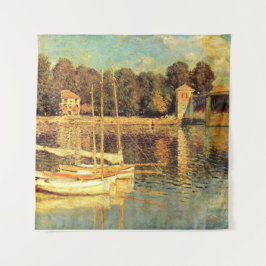 Tapete De Parede Ponte no Argenteuil Claude Monet