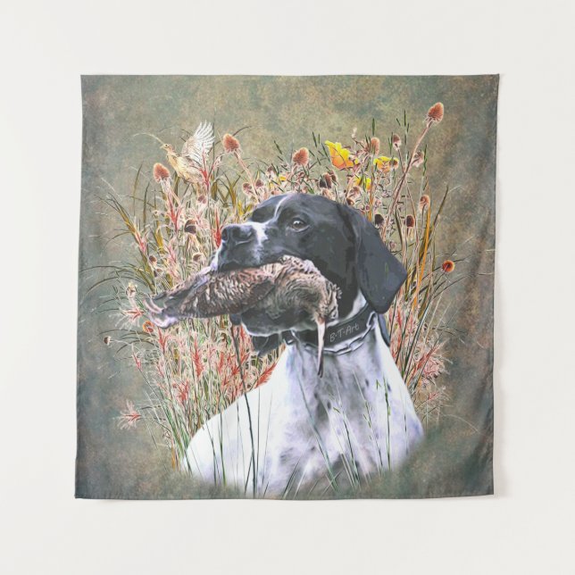 Tapete De Parede Ponteiro, Caça Pau (Frente)