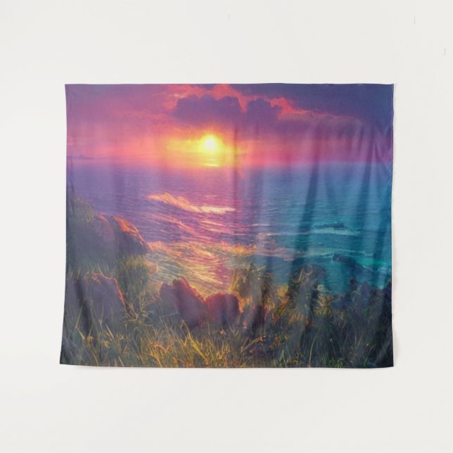 Tapete De Parede Pôr do Sol Fantástico (Frente (Horizontal))