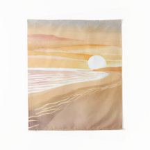 Pôr do Sol na Praia Aquarela | Amarelo Bonito 