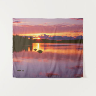 Tapete De Parede Pôr do sol sobre a Baía de Alexander