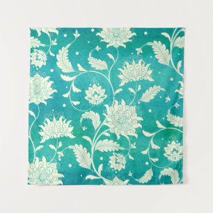 Tapete De Parede Porcelana Floral Chinesa