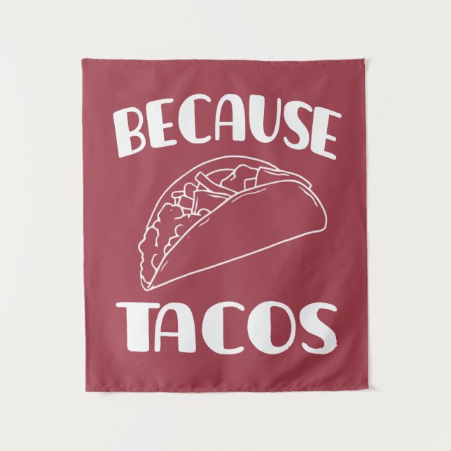 Tapete De Parede Porque Tacos       (Frente)