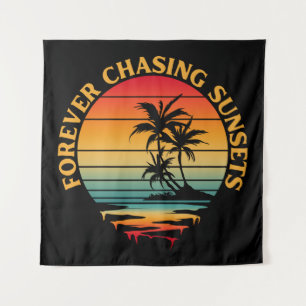 TAPETE DE PAREDE PÔRS DO SOL DE FAIXÃO PARA SEMPRE