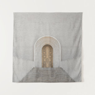 TAPETE DE PAREDE PORTA DE MADEIRA ROWN