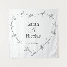 Tapete De Parede poster de chá de casamento de parede de personaliz