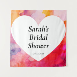 Tapete De Parede poster de chá de casamento de parede de personaliz