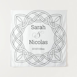 Tapete De Parede poster de chá de casamento de parede de personaliz