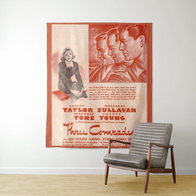 Tapete De Parede poster de Três Camaradas 1938 (In Situ)