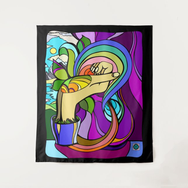 Tapete De Parede Potencial enraizado (Frente)