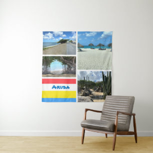 Tapete De Parede Praia Cênica e Deserto Aruba