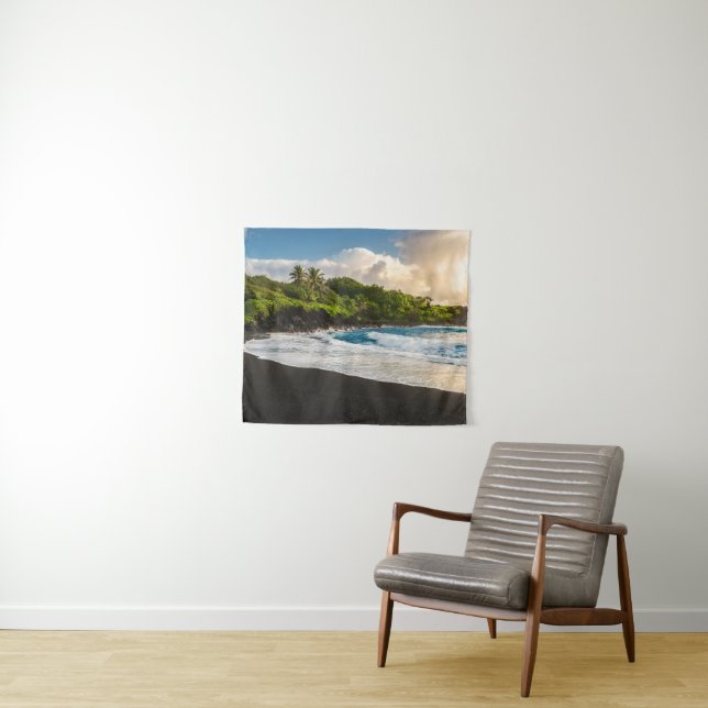 Tapete De Parede Praia de Waianapanapa (In Situ (Horizontal))