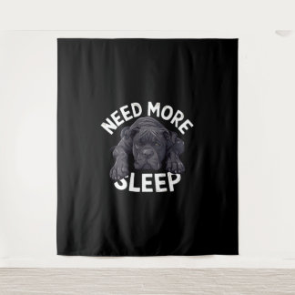 Tapete De Parede Precisa de mais design de cachorro preguiçoso para