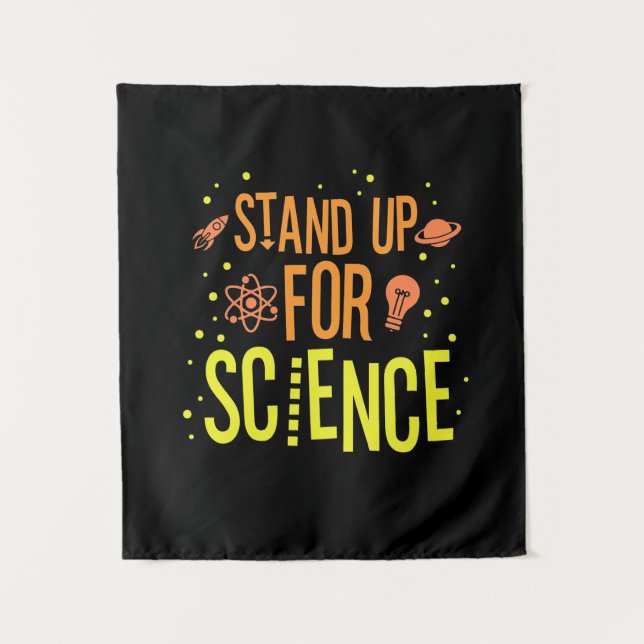 Tapete De Parede Presente cientista | Prepare-Se Para A Ciência (Frente)