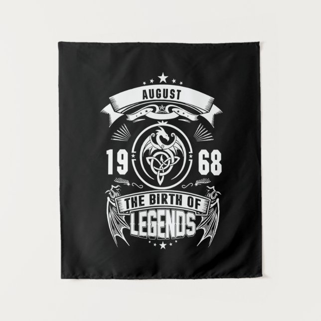 Tapete De Parede Presente de Agosto | 1968 O Nascimento das Lendas (Frente)