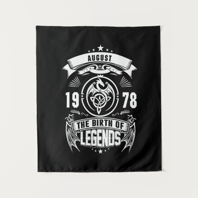 Tapete De Parede Presente de Agosto | 1978 O Nascimento das Lendas (Frente)
