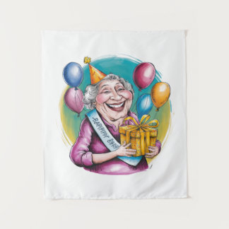 Tapete De Parede Presente de aniversário engraçado da Nana