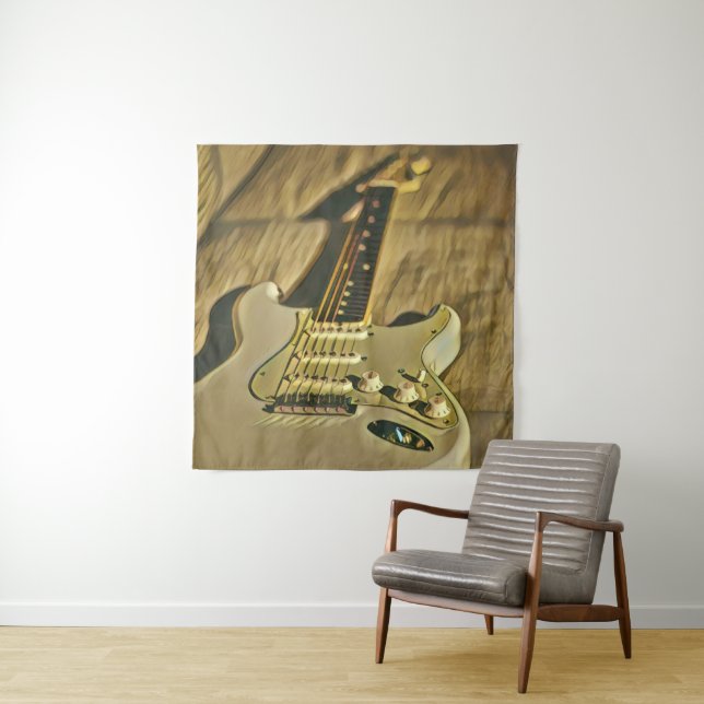 Tapete De Parede Presente de aniversário para guitarrista (In Situ)
