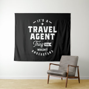 Tapete De Parede Presente de Cargo do Agente Viagem
