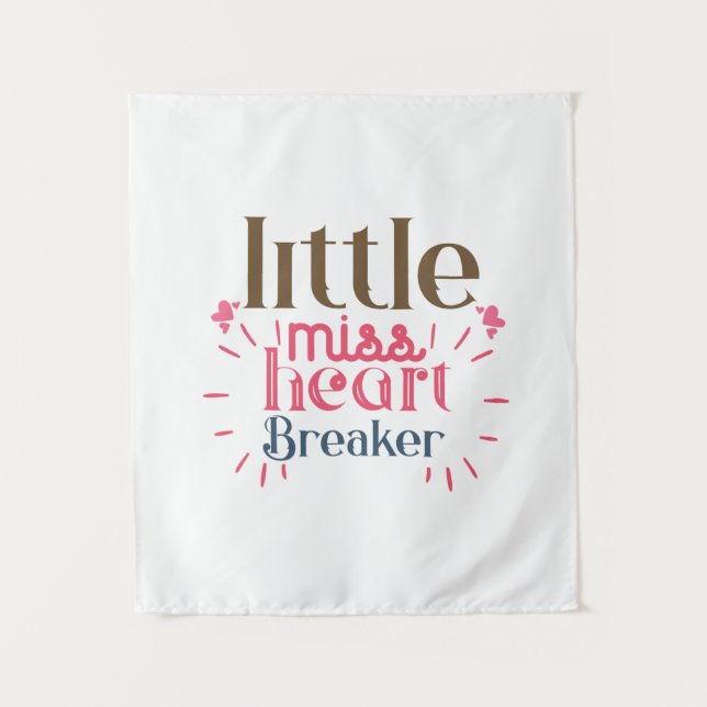 Tapete De Parede Presente de Casal Little Miss Heart (Frente)