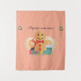 Tapete De Parede Presente de Feriado Bonito para Amantes de Biscoit