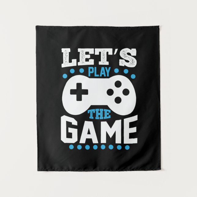 Tapete De Parede Presente de Jogador Vamos Jogar O Jogo (Frente)