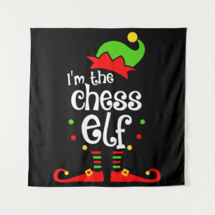 Tapete De Parede presente de natal de amigo da família de elf xmas