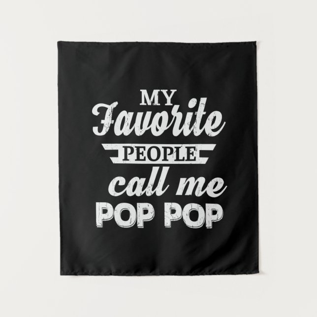 Tapete De Parede Presente de Papai Minhas Pessoas Favoritas Me Cham (Frente)