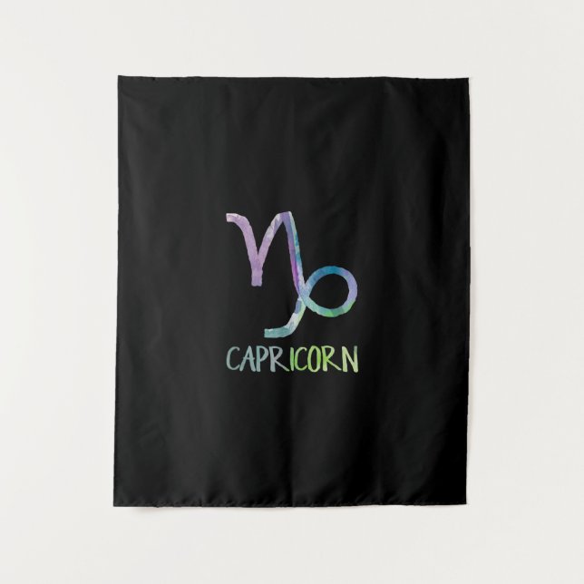 Tapete De Parede Presente do Capricorn Símbolo do Zodíaco Astrologi (Frente)