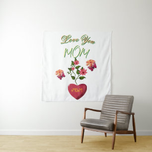 Tapete De Parede Presente floral personalizado e feito sob medida p