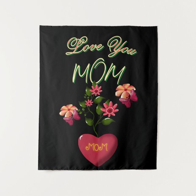 Tapete De Parede Presente floral personalizado e feito sob medida p (Frente)