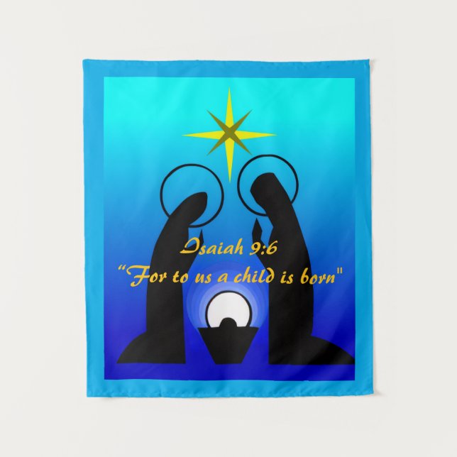 Tapete De Parede Presépio de Natal (Frente)