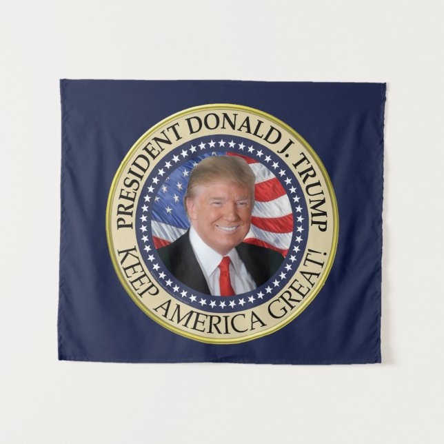 Tapete De Parede Presidente Donald Trump 2020 Mantenha o Excelente  (Frente (Horizontal))